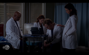 Owen, Amelia, Richard and April wait for Ruby to call back. 