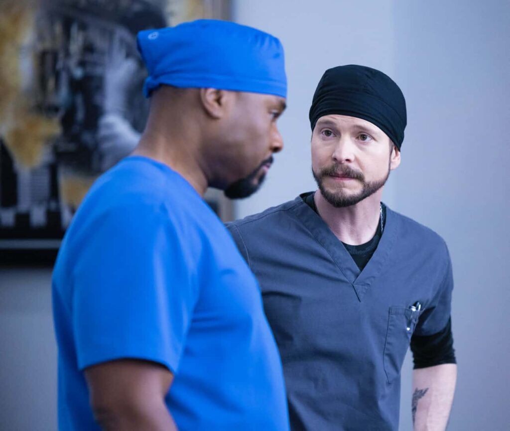 Conrad and AJ say it's a broken system on The Resident.