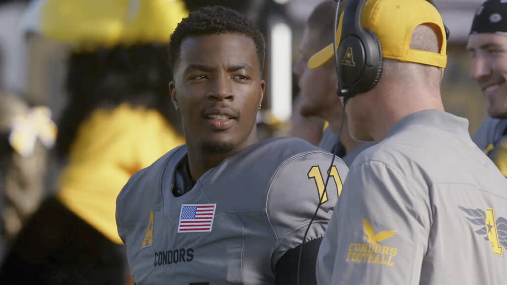 Spencer James at his homecoming game in the All American season 4 finale.