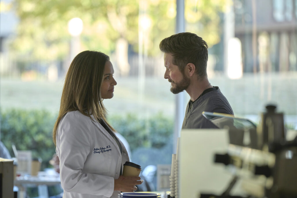Billie and Conrad on The Resident