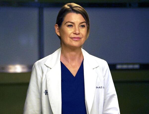 Ellen Pompeo as Meredith Grey on Grey's Anatomy